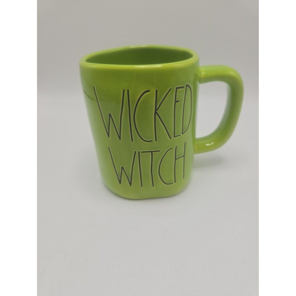 Rae Dunn Green "WICKED WITCH" Coffee/Tea/Cocoa Mug Halloween New